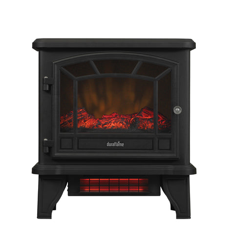 Duraflame Freestanding Infrared Quartz Fireplace Stove, Black